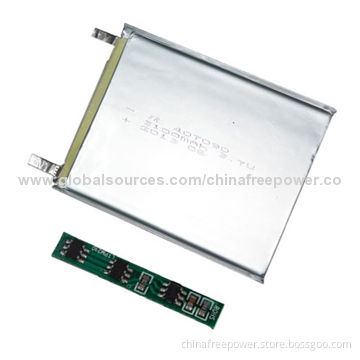 3100mAh Lithium Polymer Battery, Safety, Thin